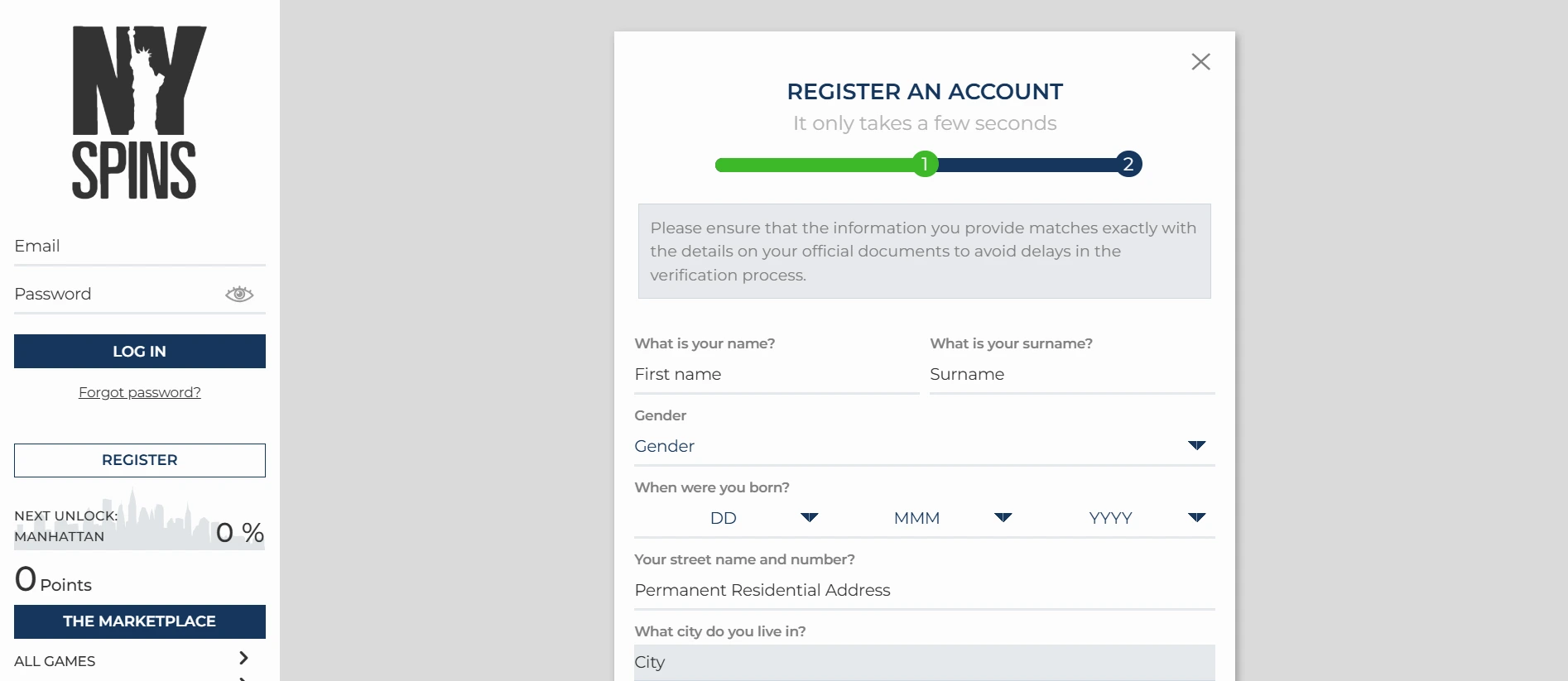NY Spins online sportsbook